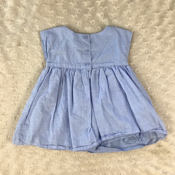 Baby Gap Dress Floral & Bird Embroidery 6-12M - Picture 4 of 4